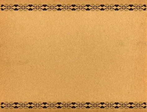 Antique paper frame Stock Illustration