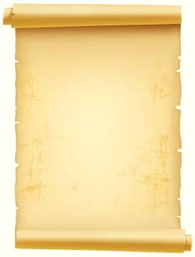 Antique paper scroll Stock Illustration