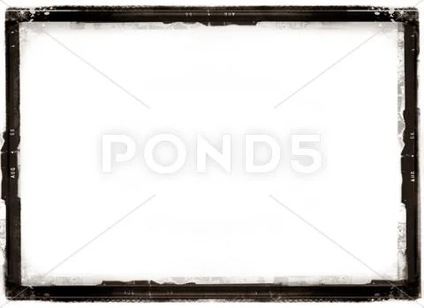 Antique photo border Stock Illustration