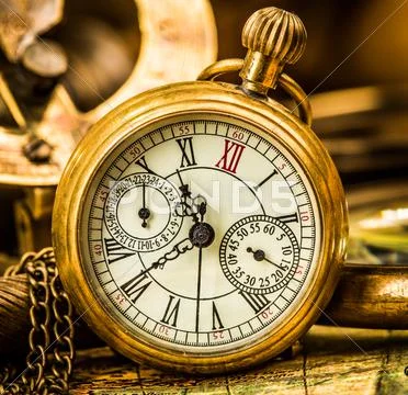 Antique pocket watch. Stock Photos