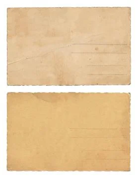 Antique postcards Stock Photos