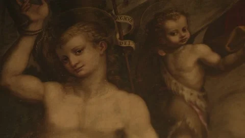 Antique potrait 库存影片 166212524