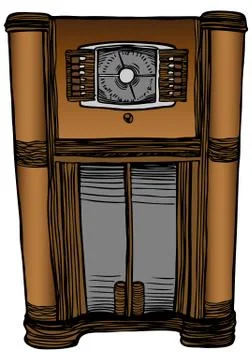 Antique rado Ilustración de archivo