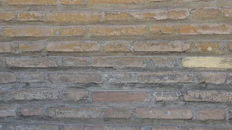 Antique rectangular brick wall texture Foto stock