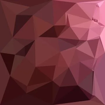 Antique Ruby Abstract Low Polygon Background Stock Illustration