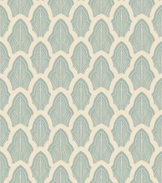 Antique seamless background oriental botanic curve cross leaf chintz Illustrazione stock