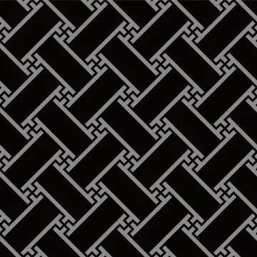Antique seamless background Polygon Spiral Vortex Cross Tracery Frame Illustrazione stock