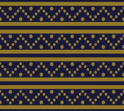 Antique seamless background Round Triangle Dot Line Stock Illustration