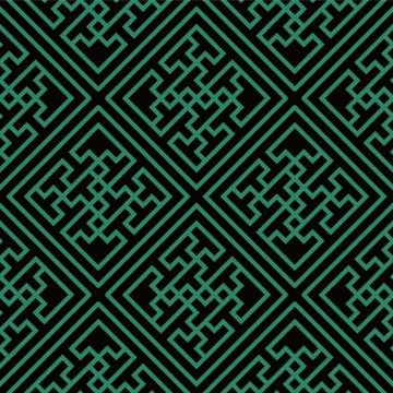 Antique seamless background Spiral Vortex Cross Geometry Frame Stock Illustration