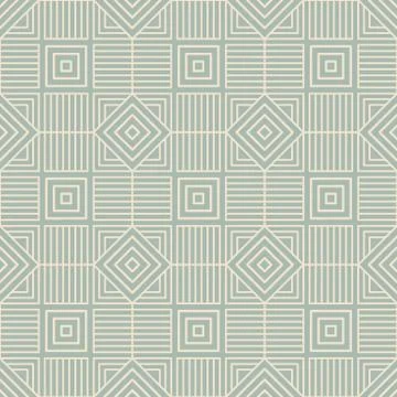 Antique seamless background Square Check Spiral Cross Frame Line Stock Illustration