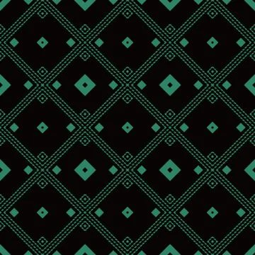 Antique seamless background Square Check Diamond Cross Dot Line Frame Stock Illustration