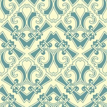 Antique seamless pattern Stock Illustration