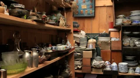 Antique shop. Stock Footage 11135454