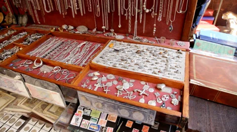 Antique shop Stock Footage 35236127