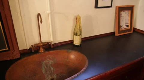 Antique Sink Video stock 40811350