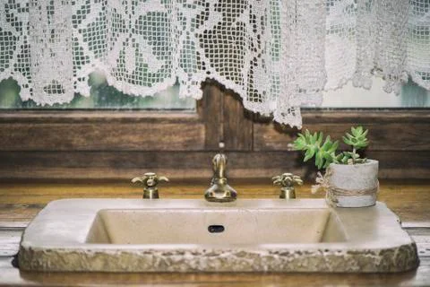Antique sink Stock Photos
