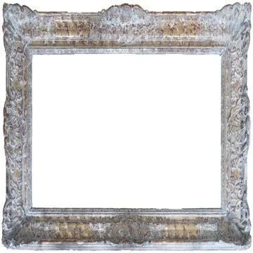 Antique slightly decrepit picture frame blackboard and copy space. .Square Stock Photos