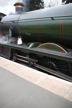 Antique steam train Stock Photos