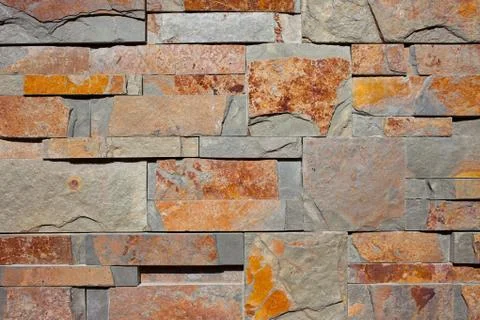 Antique stone wall texture Stock Photos