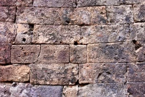 Antique stonework. Stone wall as background. Solid surface 库存照片