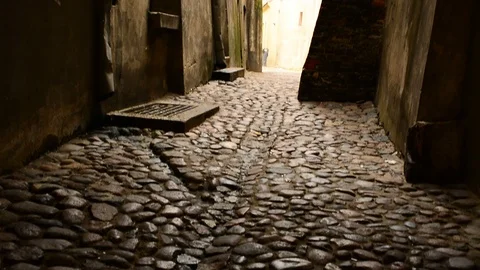 Antique street Stock Footage 121269979