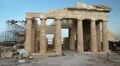Antique structure in Athenian Acropolis in Greece HD Footage