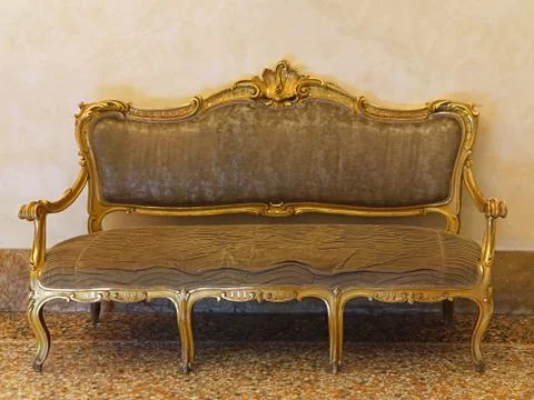 Antique style sofa Foto stock