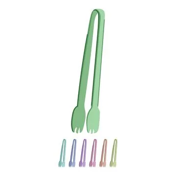 Antique sugar cube tongs vector cartoon graphic Stock Illustration