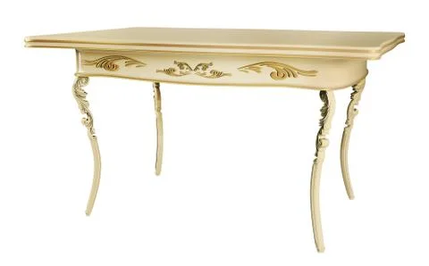 Antique table 3d Illustrazione stock