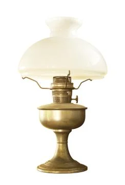 Antique table lamp Stock Photos