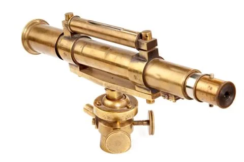 Antique telescope Stock Photos