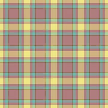 Antique textile fabric pattern, panel seamless background vector. Tie tarta.. Illustrazione stock