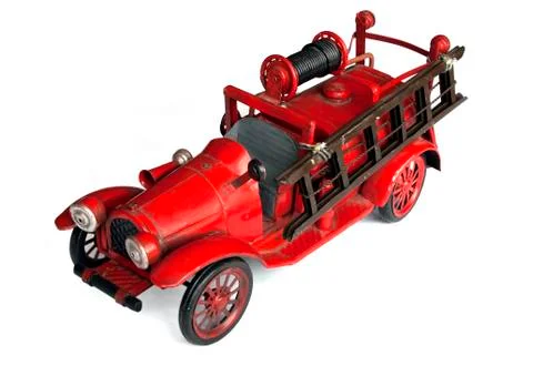 Antique Toy Fire Engine Stock Photos