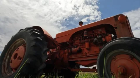 Antique Tractor Video stock 249920750