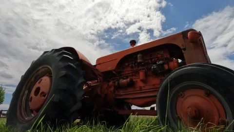 Antique Tractor Stock Footage 250301228
