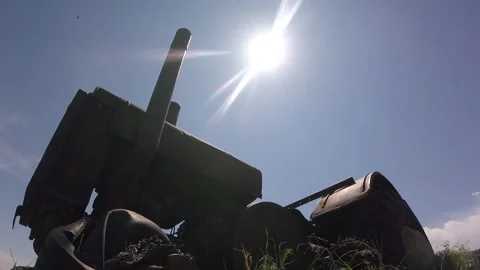 Antique Tractor Stock Footage 250302545