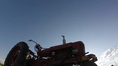 Antique Tractor Stock Footage 250305046
