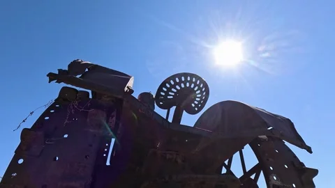 Antique Tractor Stock Footage 251512514