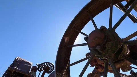 Antique Tractor Stock Footage 251512518