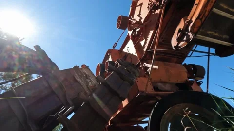 Antique Tractor Stock Footage 251604039