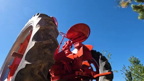 Antique Tractor Stock Footage 251604083