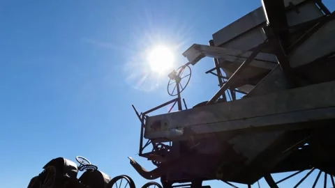Antique Tractor Stock Footage 251604756