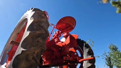 Antique Tractor Stock Footage 251604806