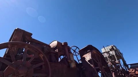 Antique Tractor Stock Footage 251605413