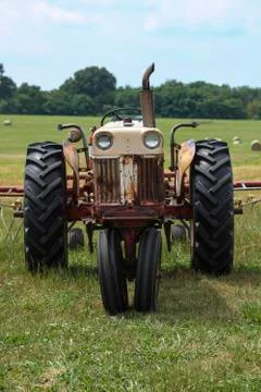 Antique Tractor 写真素材