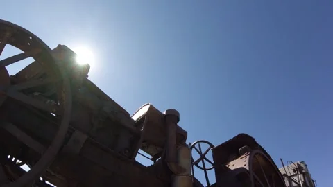 Antique Tractor Time Lapse Stock Footage 251512474