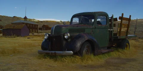 Antique Truck Stock Footage 44178212