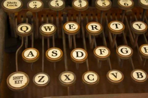 Antique typewriter i Stock-Fotos