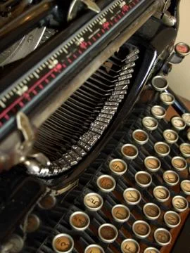 Antique typewriter Foto stock