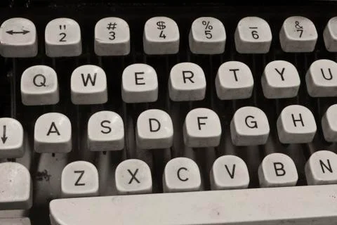 Antique typewriter Stock Photos